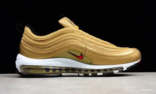 QS AIR METALLIC MAX 97 NIKE OG 884421-700 GOLD 0526